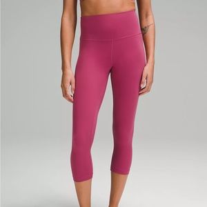 lululemon Align High Rise Crop 17” (model shows 21”)
